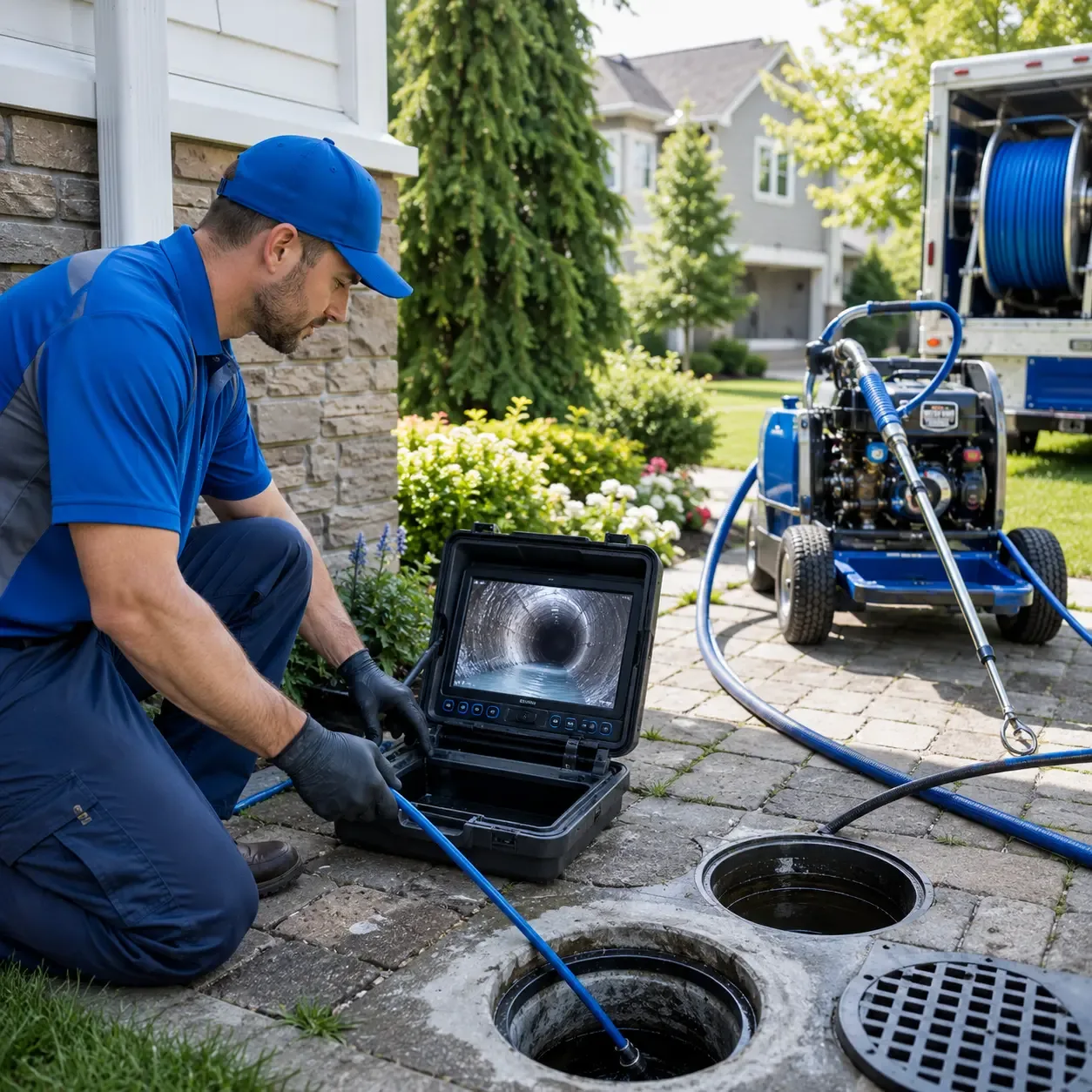 Outdoor drain cleaning professionals serving Midland City, AL